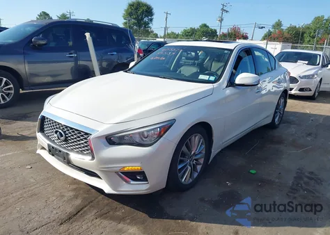 2019 Infiniti Q50 3.0T Luxe z USA, uszkodzony, nr VIN JN1EV7AR3KM553138